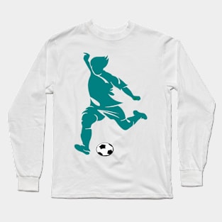 Football Kick Long Sleeve T-Shirt